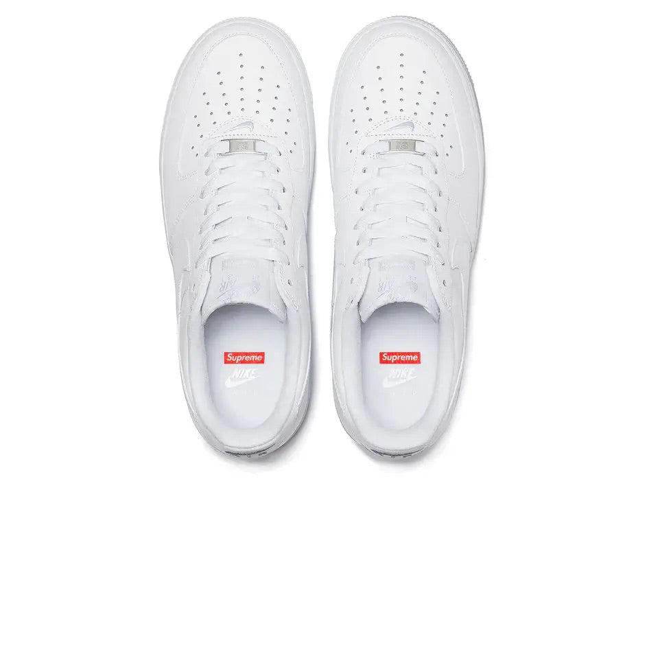 nike supreme air force 1 low white