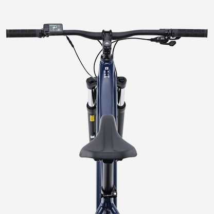 2" semi-rigid electric mountain bike Aluminium frame, E-EXPL 140 blue