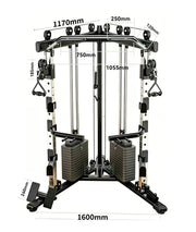 Strongway Cable Crossover Machine with Weights (177KG) and Pull Up Bar