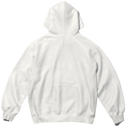 supreme mm6 maison margiela foil box logo hoodie white