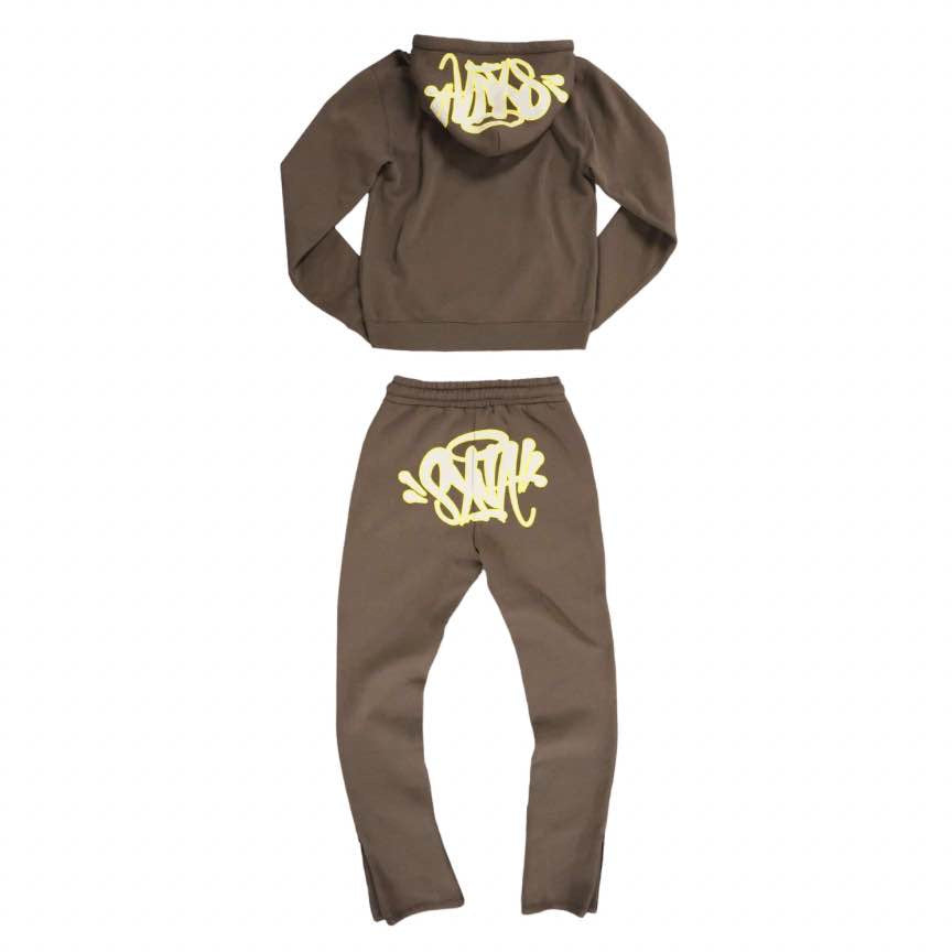synaworld syna tracksuit brown