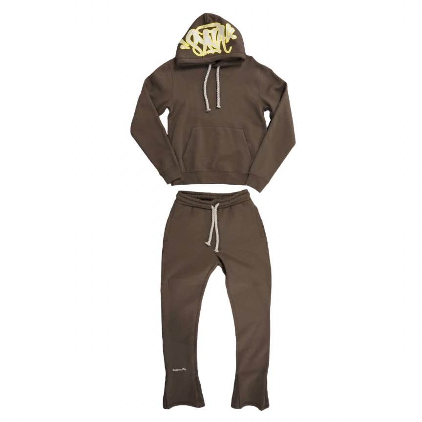 synaworld tracksuit brown