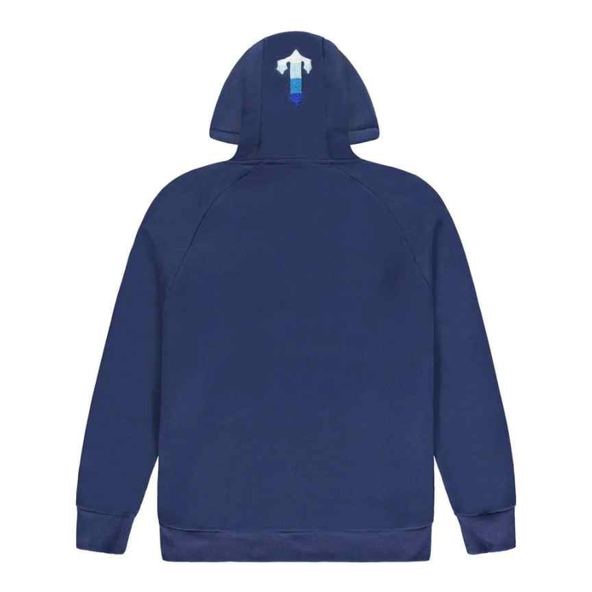 trapstar chenille decoded 2.0 hooded tracksuit medieval blue