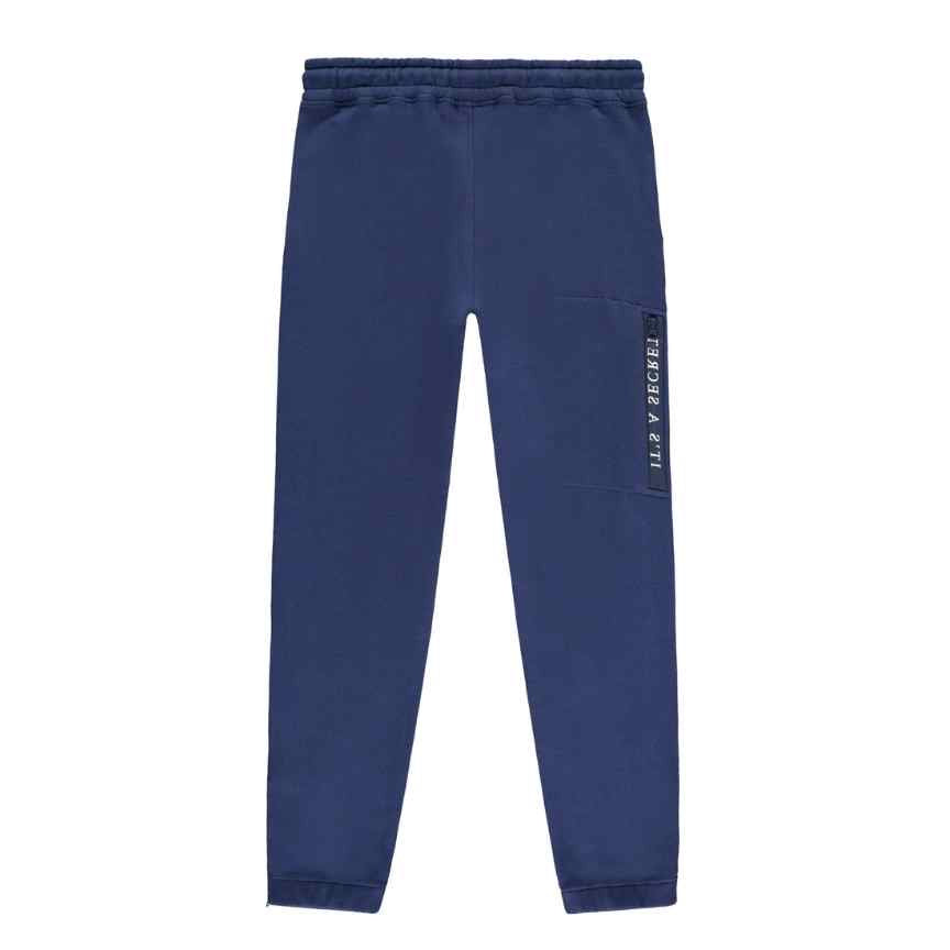 trapstar chenille decoded jogger bottoms medieval blue 2.0