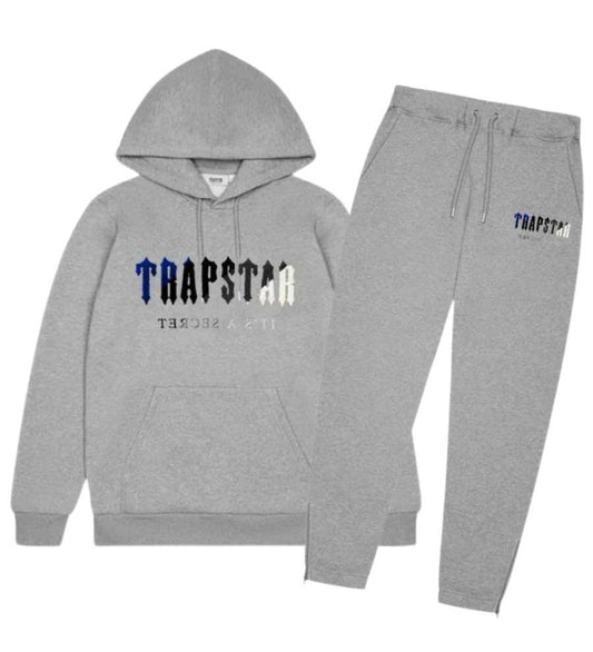 trapstar decoded chenille tracksuit grey ice edition 2.0