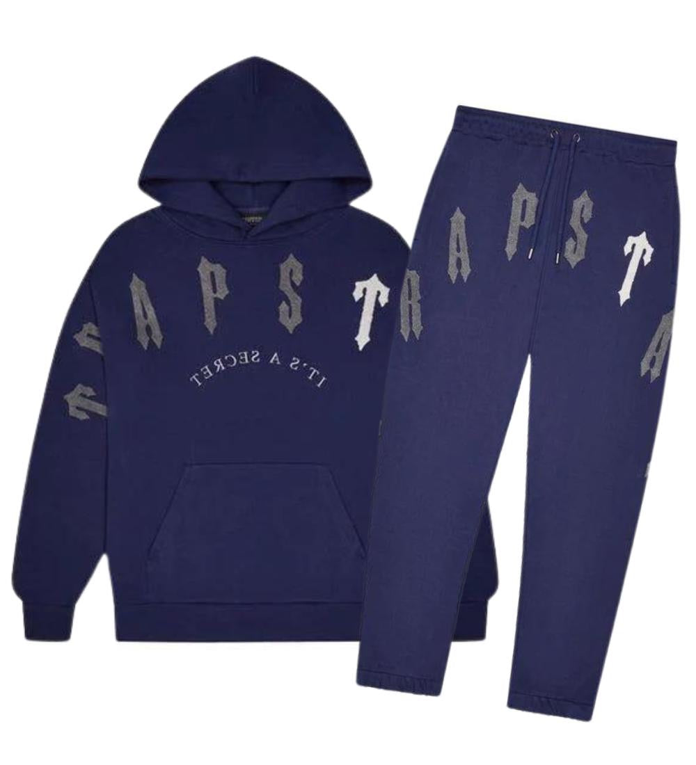 trapstar irongate arch chenille tracksuit 2.0 navy
