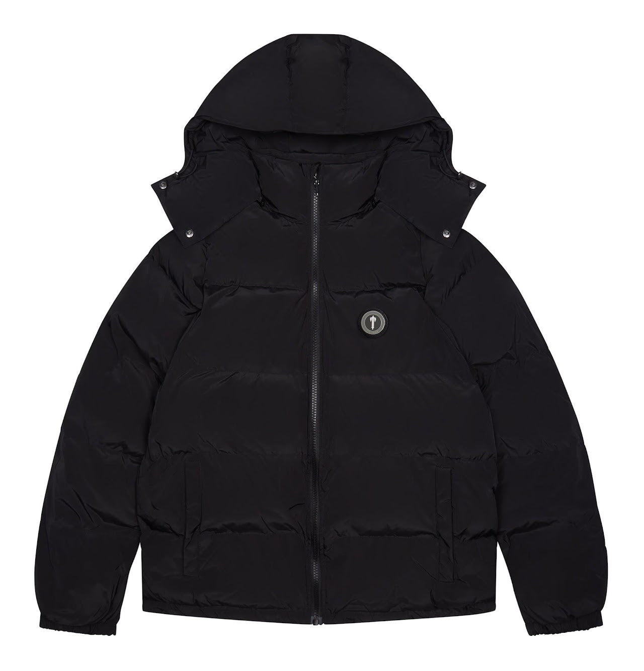 Trapstar Irongate Detachable Hooded Puffer Jacket - Black