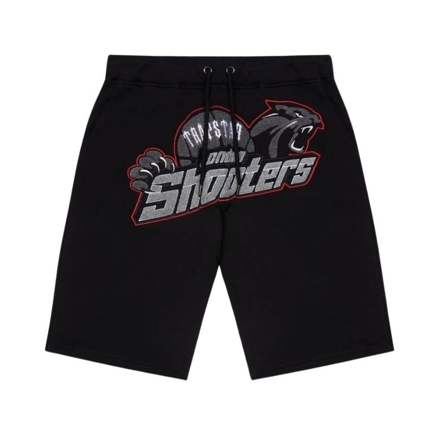 trapstar shooters shorts black red mens authentic trapstar clothing