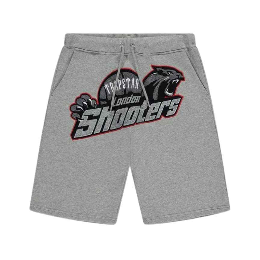 trapstar shooters shorts grey red mens authentic trapstar clothing