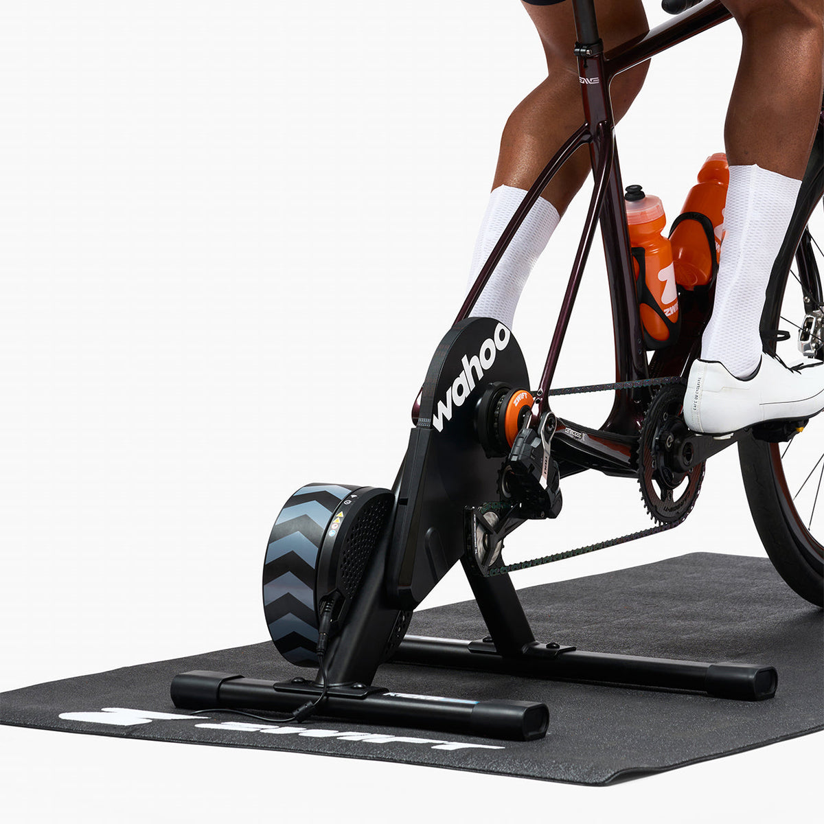 Wahoo KICKR CORE 2 bike trainer in use