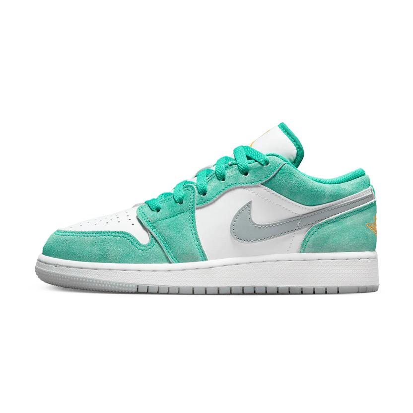 air jordan 1 low gs new emerald washed green
