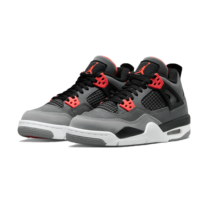 Air jordan bred hot sale 4 gs