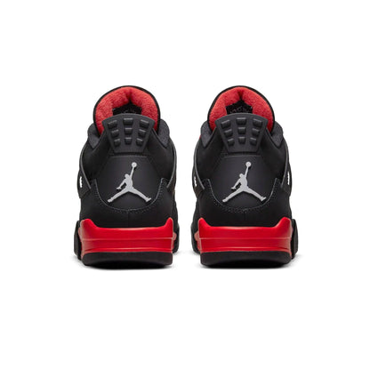 air jordan 4 red thunder mens authentic black red jordan 4s