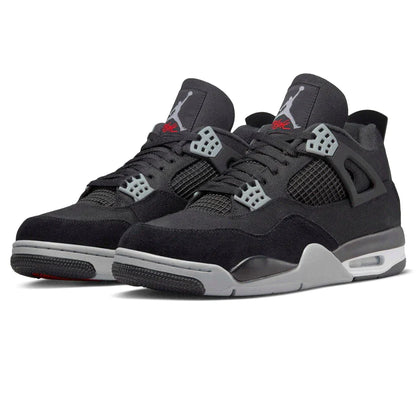 air jordan 4 retro black canvas