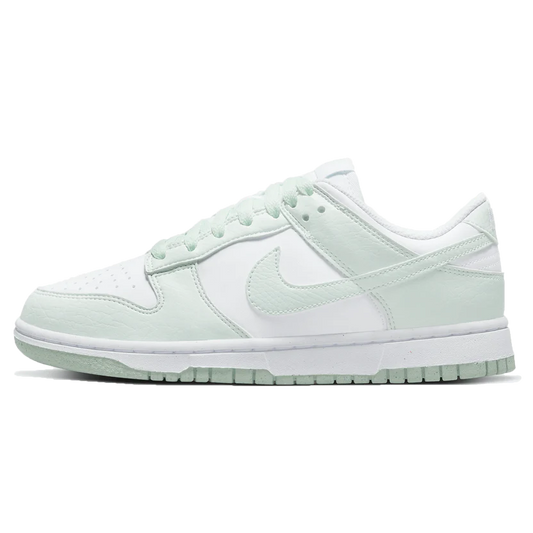 nike dunk low next nature mint green white womens