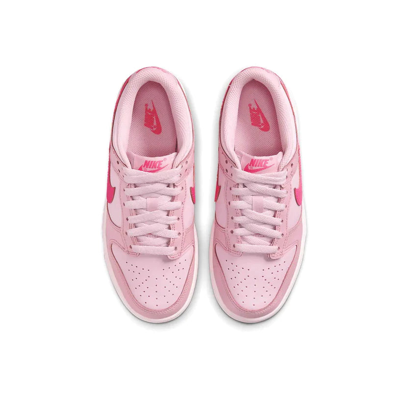 nike dunk low triple pink gs womens barbie pink nike dunks authentic